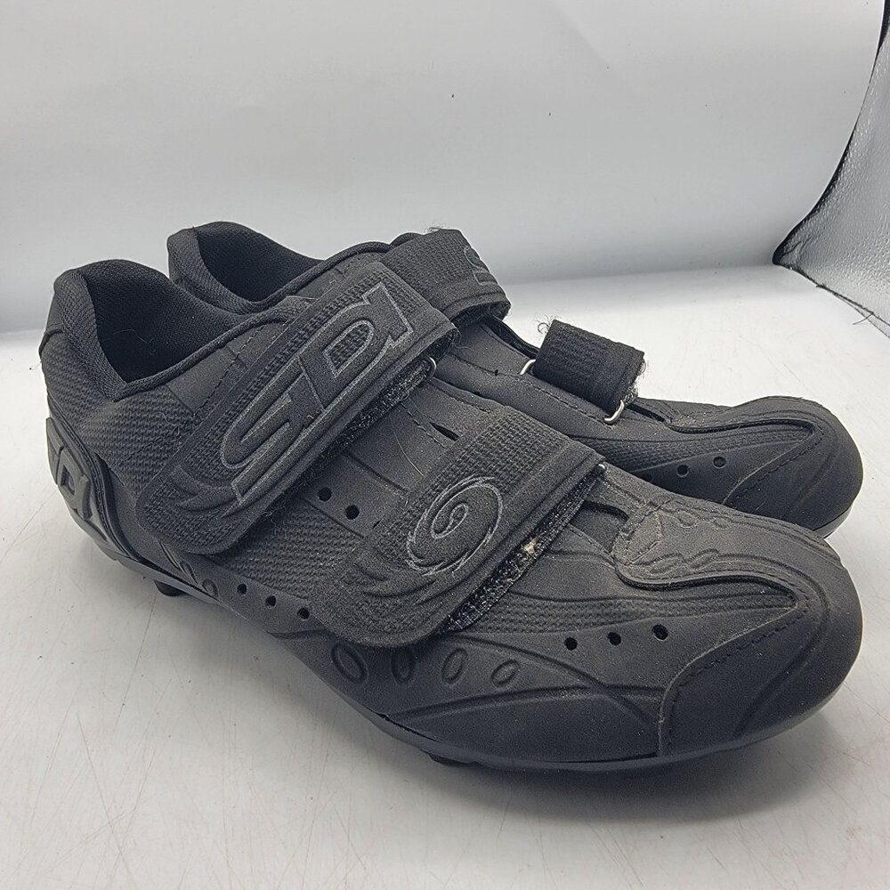 Sidi Vigo Mens 40 Cycling Shoes Black Hook And Loop Sports Outdoors Summer